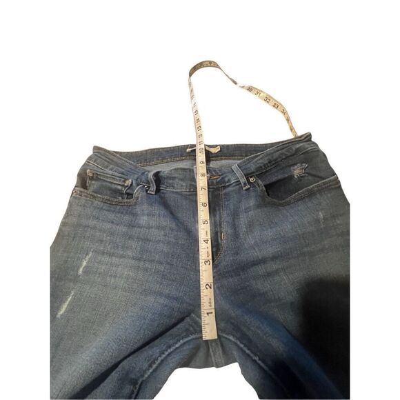 Levi 711 distressed Skinny Jeans Sz 29/29 - Picture 7 of 8